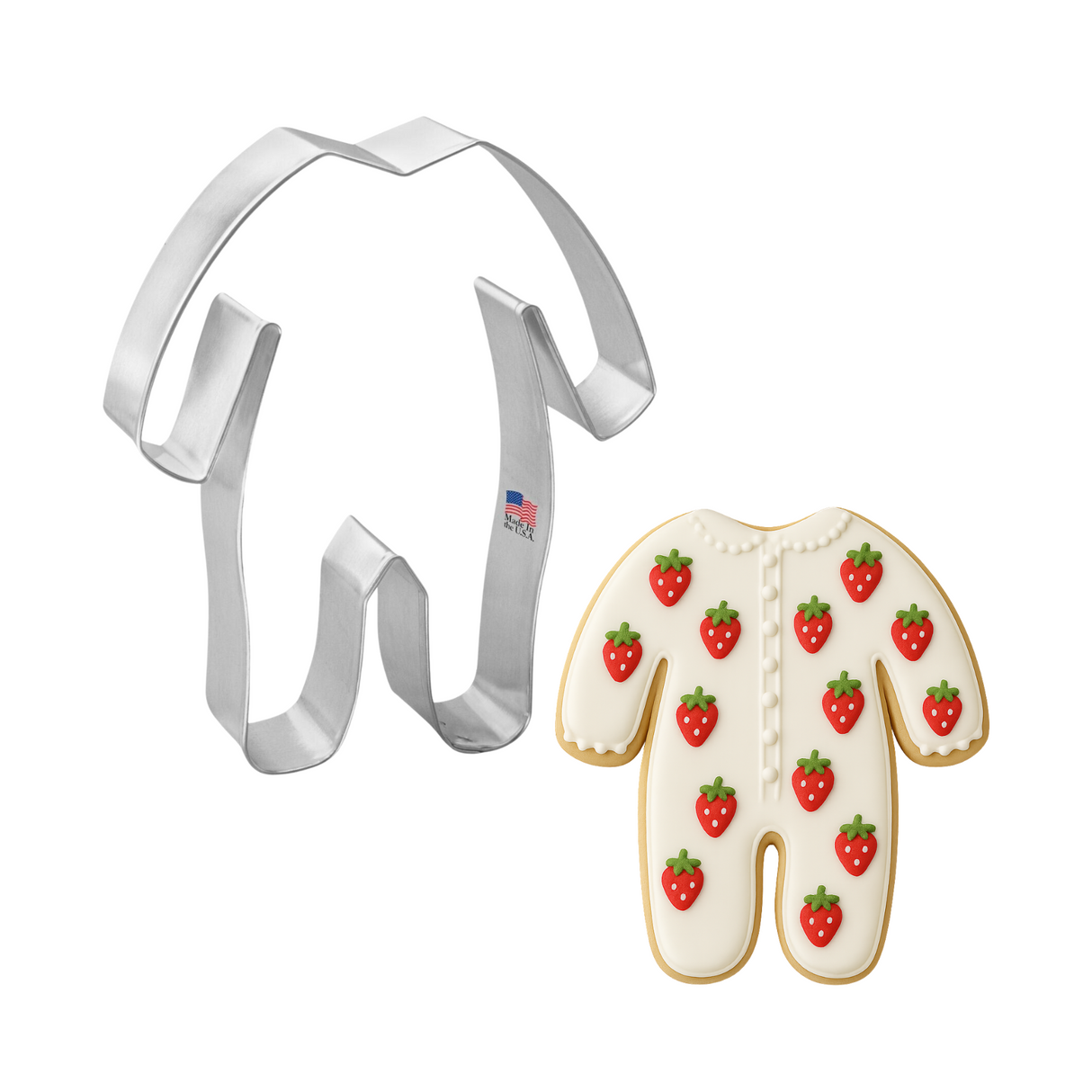 Footie Pajamas Cookie Cutter 4.5 in B1667
