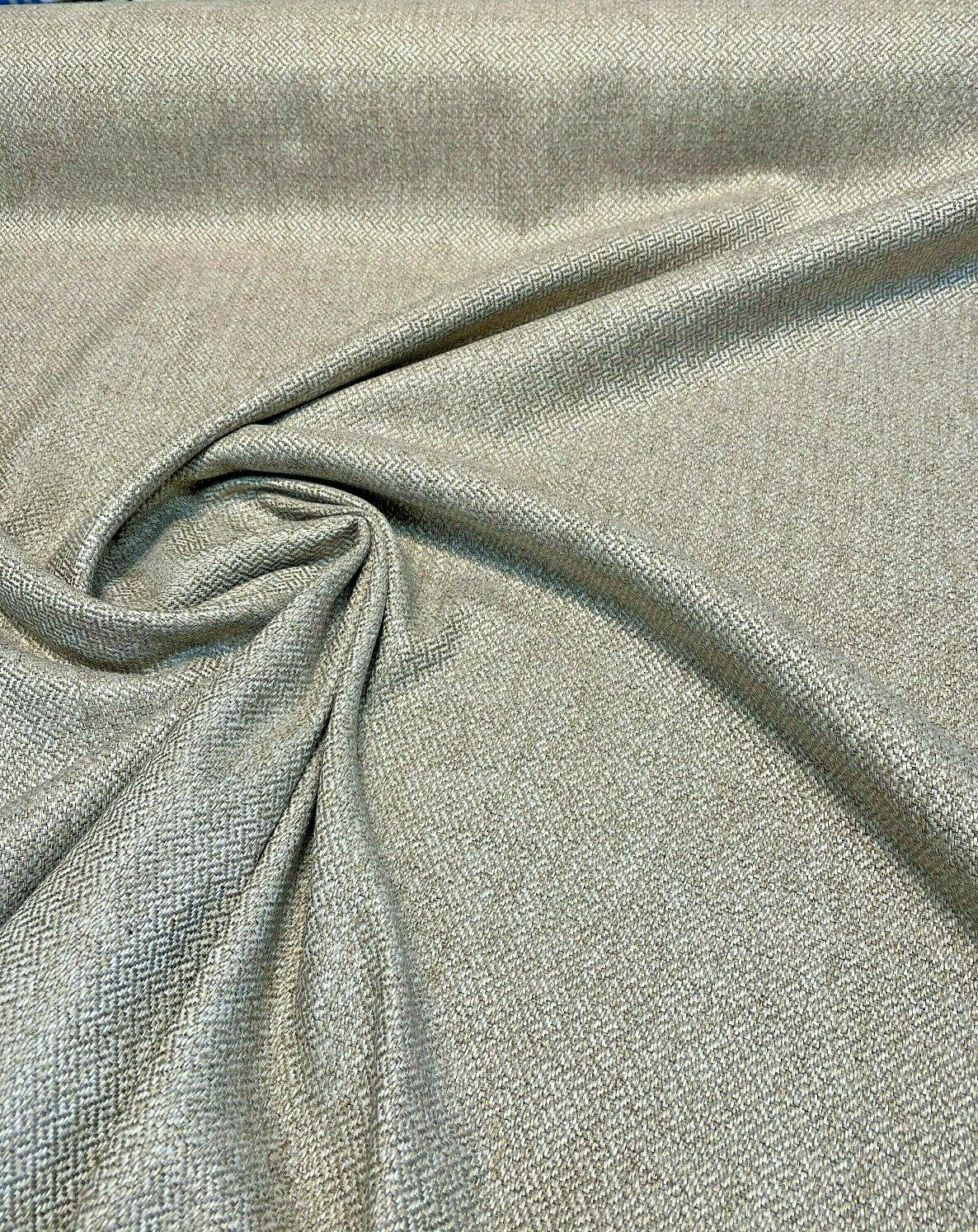 Robert Allen Tweed Nobletex Linen Chenille Upholstery Fabric - Linen Tweed Pattern, 55" Width (1 Yard)