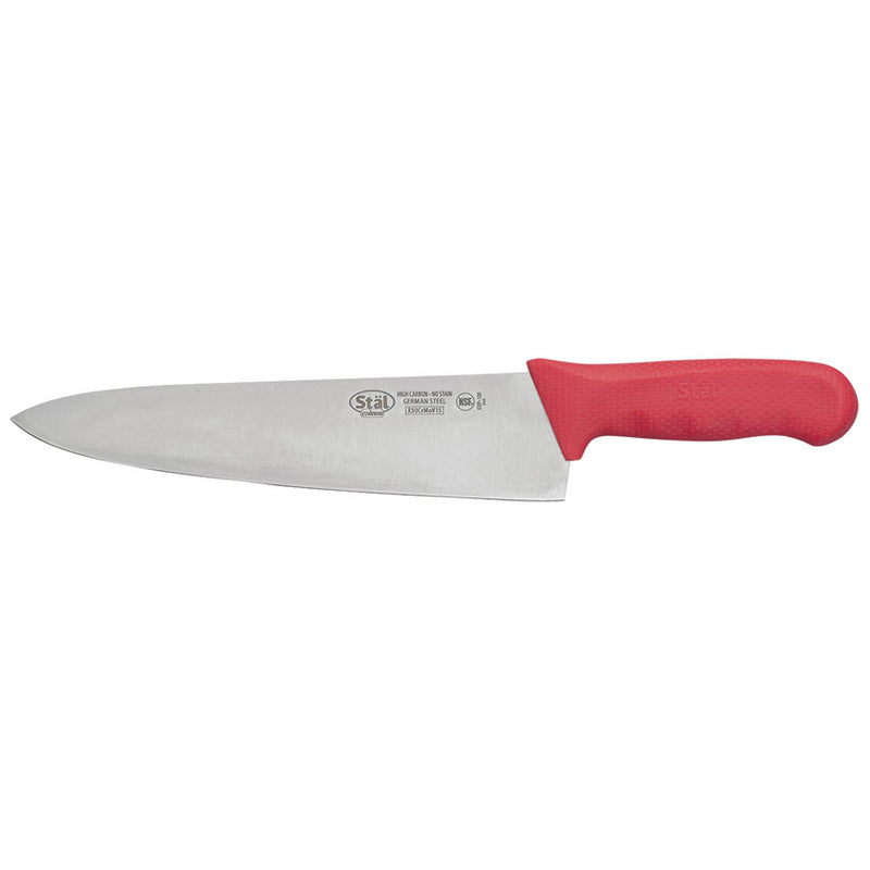 Winco 10" Red Stal Cook's Knife