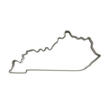 State Of Kentucky Tin Cookie Cutter 4 in B1796