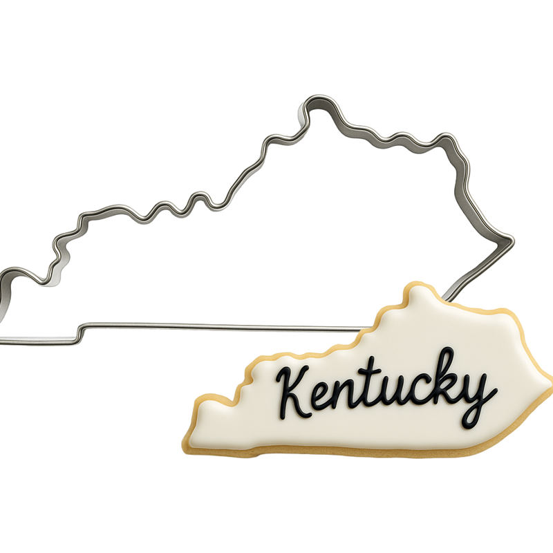 State Of Kentucky Tin Cookie Cutter 4 in B1796