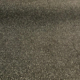 Chenille Valley Forge Correre Rod Iron Polyester Woven Upholstery Fabric - Charcoal Gray On Beige Background, 57" Width (1 Yard)