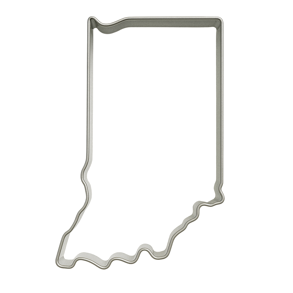 State of Indiana Cookie Cutter 4 in B1794