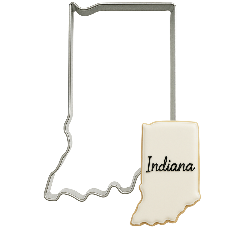 State of Indiana Cookie Cutter 4 in B1794