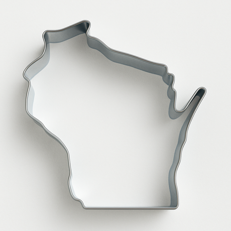 State Of Wisconsin Cookie Cutter 4 in