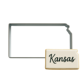 State Of Kansas Cookie Cutter 4 in B1786