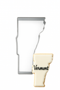 State Of Vermont Cookie Cutter 4 in B1783