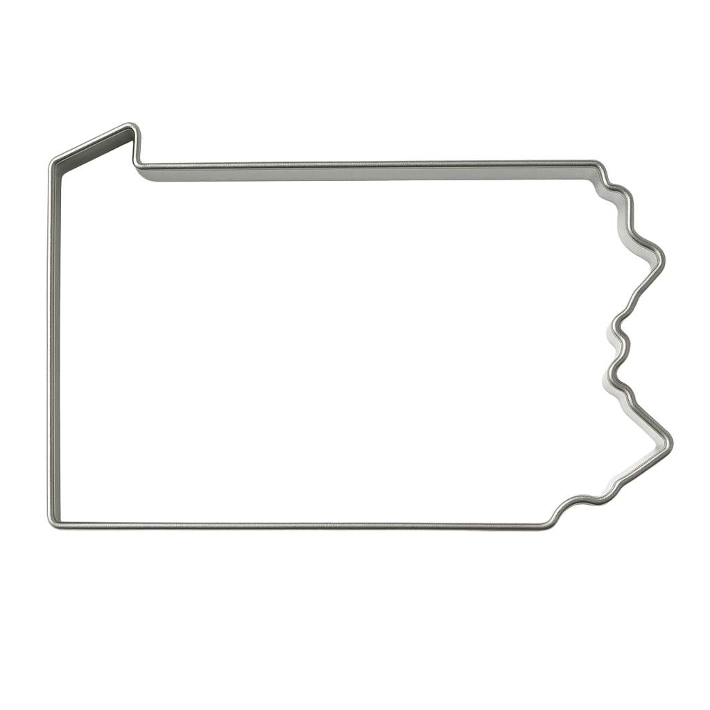 State Of Pennsylvania Cookie Cutter 4 in B1784