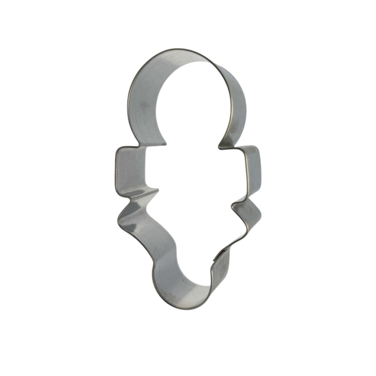 Baby Rattle with Bow Cookie Cutter 4 in B1791