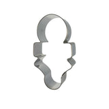 Baby Rattle with Bow Cookie Cutter 4 in B1791