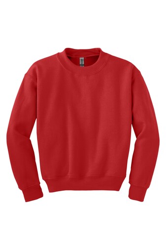 Gildan® Youth Heavy Blend Crewneck Long Sleeve Sweatshirt