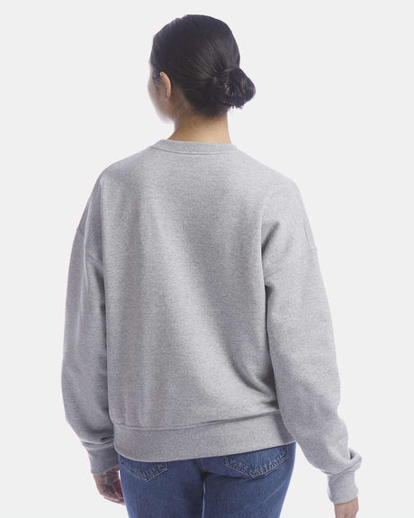 Champion women's Powerblend fleece crewneck sweatshirt