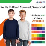 Jerzees® Youth Nublend Crewneck Sweatshirt