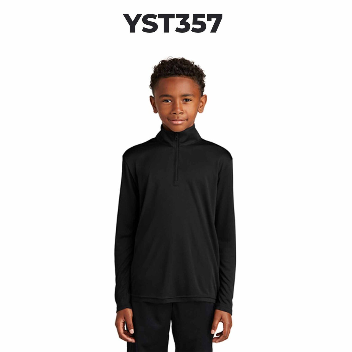 Sport-Tek® Youth PosiCharge Competitor Long Sleeve 1/4-Zip Pullover