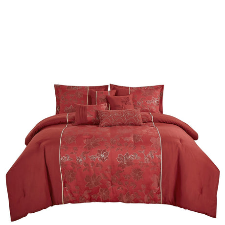 Dalia Luxury 7 Pieces Queen Comforter Set
