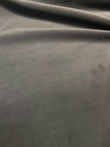 Charcoal Solid Soft Polyester Upholstery Fabric - Charcoal Solid, 56" Width (1 Yard)