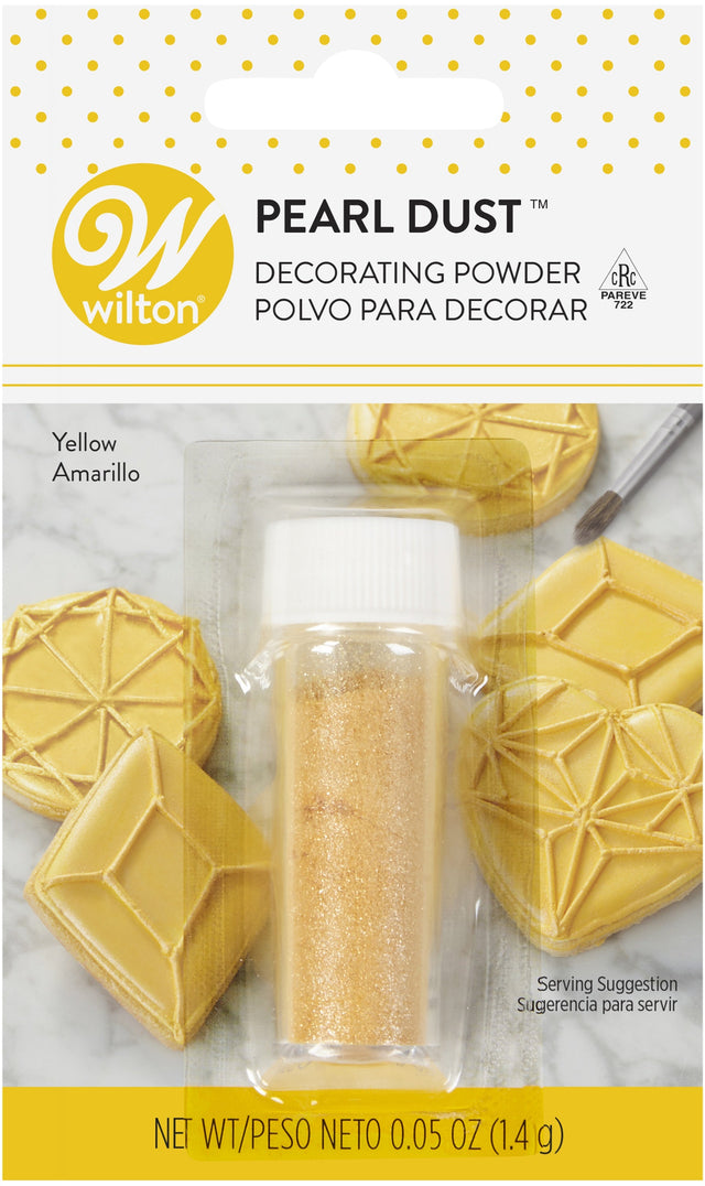 Wilton Yellow Pearl Dust – 0.05 oz.