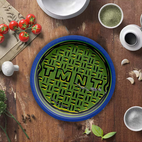 8 Count Teenage Mutant Ninja Turtles Mutant Mayhem Paper Dessert Plates 7 Inch