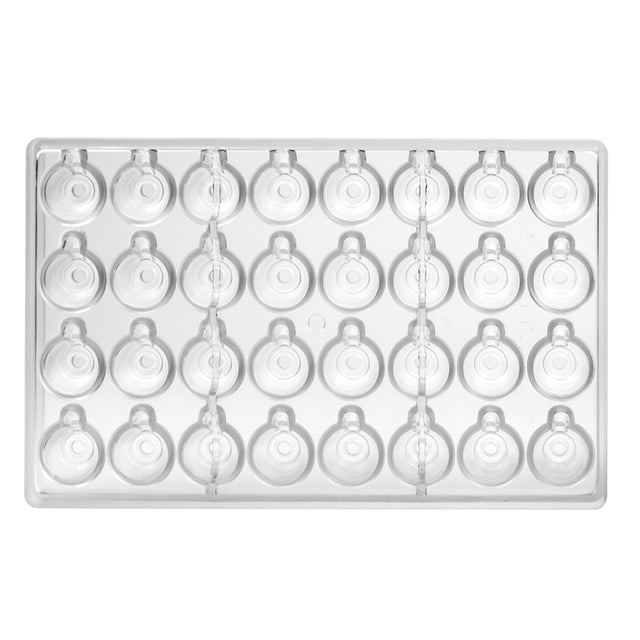 Polycarbonate Chocolate Mold Cup, 32 Cavities