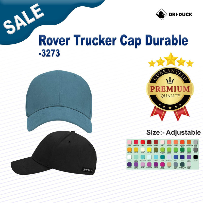 DRI DUCK® Rover Trucker Cap Durable