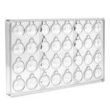 Polycarbonate Chocolate Mold Cup, 32 Cavities