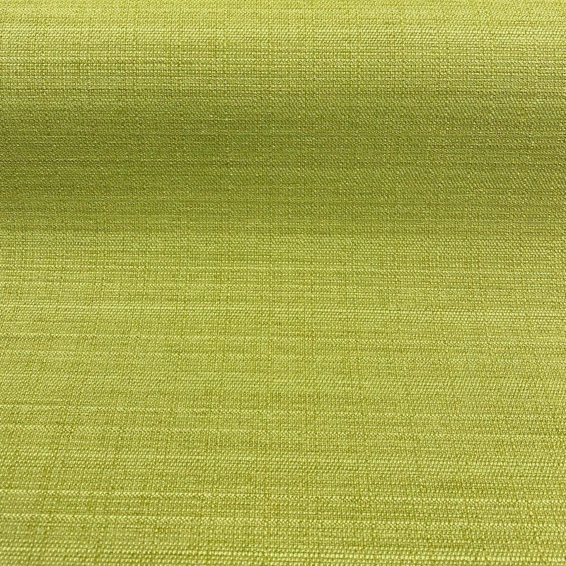 Sava Sweet Grass Green Chenille Upholstery Fabric - Grass Green, Plain, Backed, Heavy Use, 1 Yard