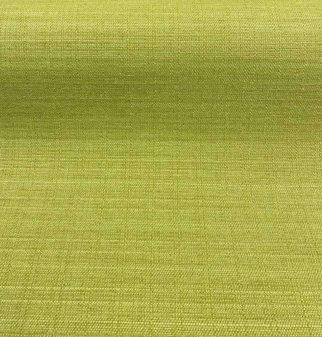 Sava Sweet Grass Green Chenille Upholstery Fabric - Grass Green, Plain, Backed, Heavy Use, 1 Yard