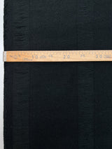 Polyester Tweed Coat Fabric Black