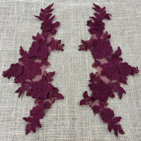 3D Floral Lace Applique Mesh