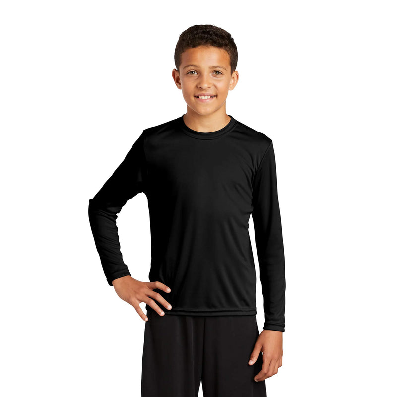 Sport-Tek® Youth Crewneck Long Sleeve PosiCharge Competitor Tee