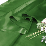 Round Satin Tablecloth 132" Clover Green