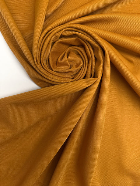 Brown Polyester Elastane Woven