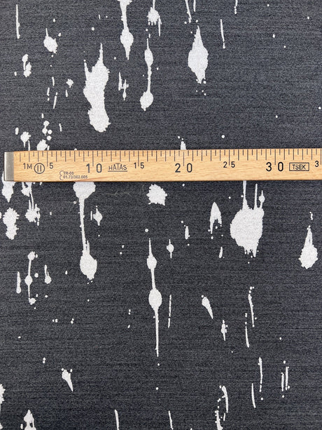 Polyester Acetate Twill Abstract Melange Fabric