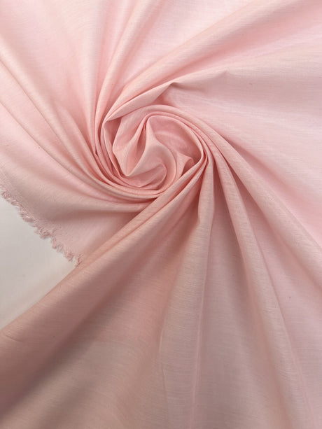 Linen Rep Weave Fabric Pink Shades