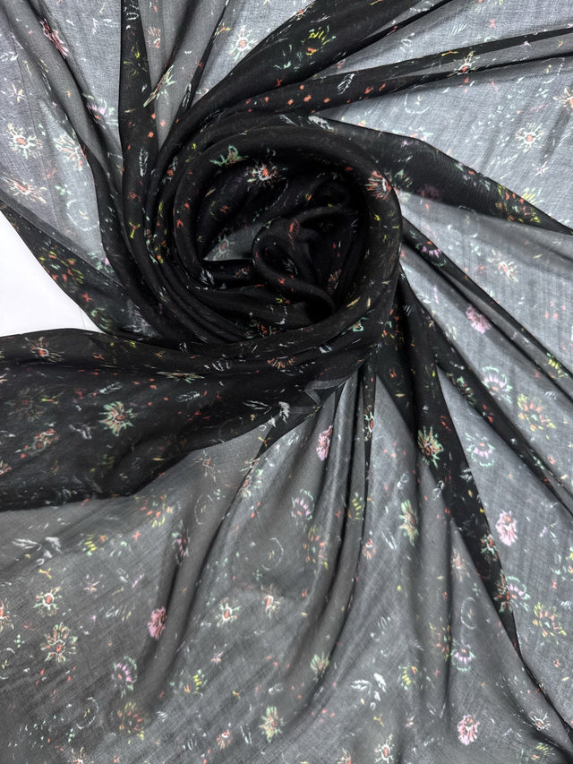 Silk Chiffon Floral Multicolour