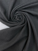 Wool Crepe Fabric Gray
