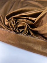 Lurex Changeant Melange Brown Fabric