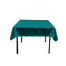 48X48 Square Poly Poplin Tablecloth Polyester Fabric - Solid Color, 48" X 48" (1 Piece)