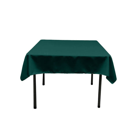 48X48 Square Poly Poplin Tablecloth Polyester Fabric - Solid Color, 48" X 48" (1 Piece)