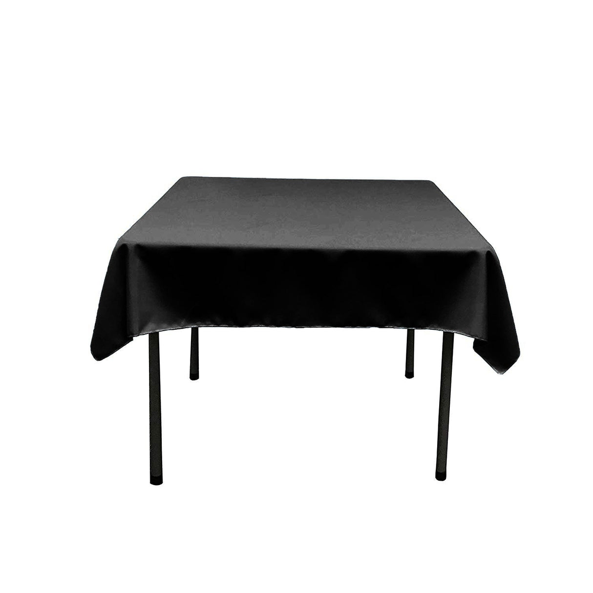 48X48 Square Poly Poplin Tablecloth Polyester Fabric - Solid Color, 48" X 48" (1 Piece)