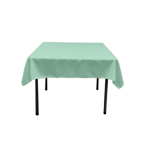 48X48 Square Poly Poplin Tablecloth Polyester Fabric - Solid Color, 48" X 48" (1 Piece)