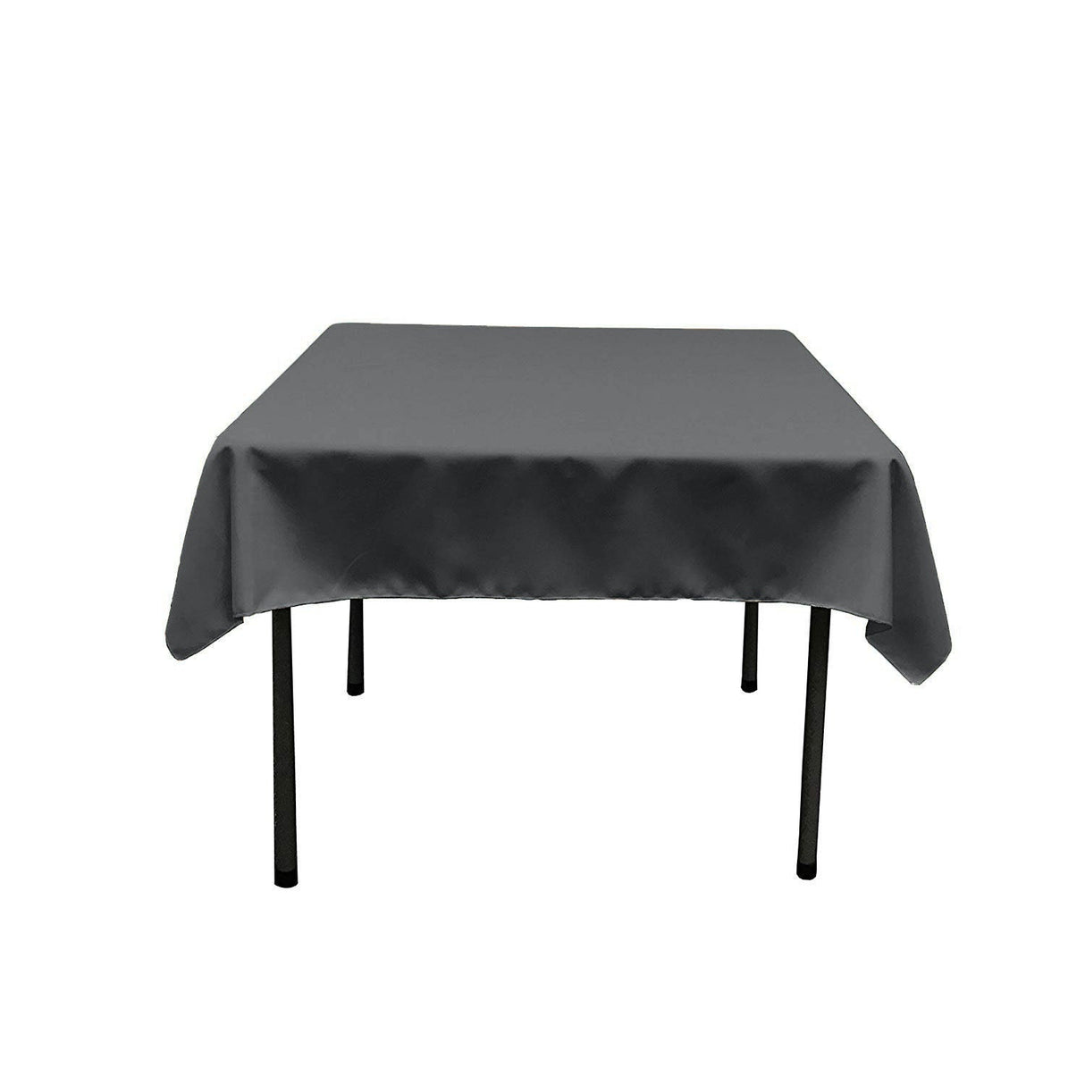 48X48 Square Poly Poplin Tablecloth Polyester Fabric - Solid Color, 48" X 48" (1 Piece)