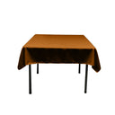 48X48 Square Poly Poplin Tablecloth Polyester Fabric - Solid Color, 48" X 48" (1 Piece)