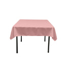 48X48 Square Poly Poplin Tablecloth Polyester Fabric - Solid Color, 48" X 48" (1 Piece)