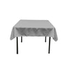 48X48 Square Poly Poplin Tablecloth Polyester Fabric - Solid Color, 48" X 48" (1 Piece)