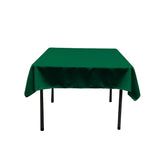 48X48 Square Poly Poplin Tablecloth Polyester Fabric - Solid Color, 48" X 48" (1 Piece)