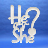 Mosaic Frame Gender Reveal Decor