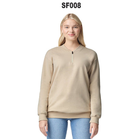 Gildan® Unisex Softstyle Midweight 1/4 Zip Sweatshirt Comfortable and Stylish