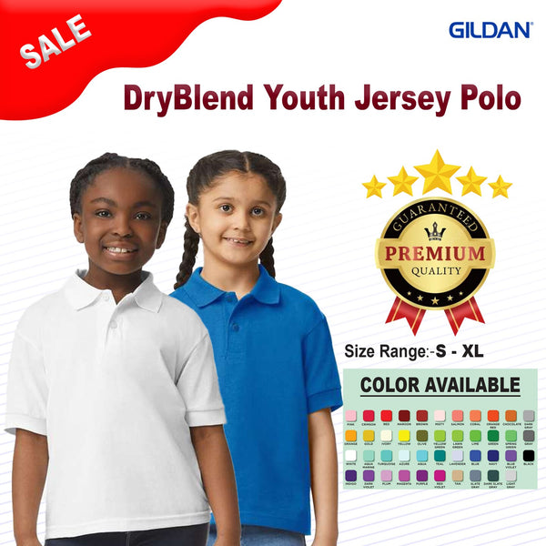 Gildan DryBlend Classic Fit Polo Shirt - Everyday Comfort Wear