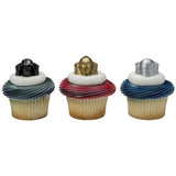 Star Wars Darth Vader, R2-D2, C-3PO Disney Cupcake Cake Decorating Rings 12 set